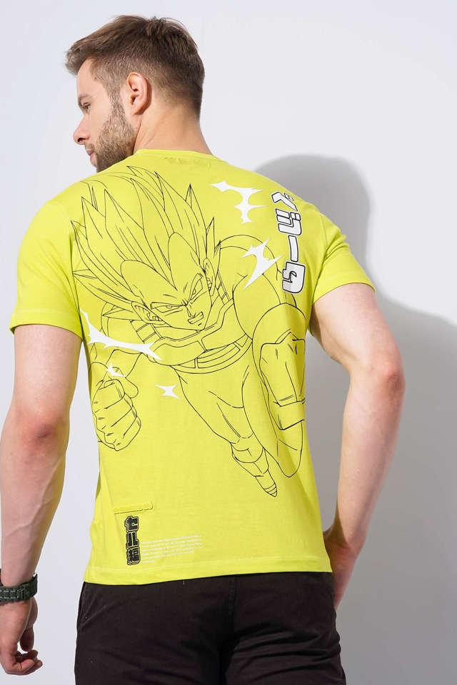 Dragon Ball Z Collection Printed Cotton Crew Neck Men s T Shirt