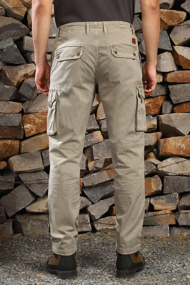 Buy Men Olive Solid Super Slim Fit Casual Trousers Online  721394  Peter  England