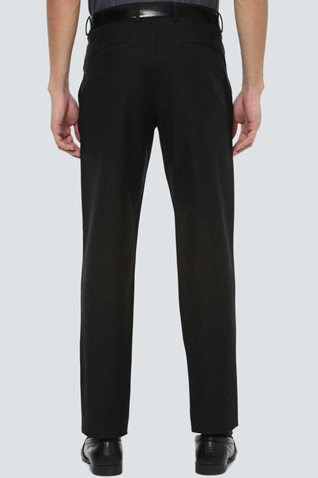 Buy Louis Philippe Men Textured Regular Fit Formal Trouser  Black Online  at Low Prices in India  Paytmmallcom