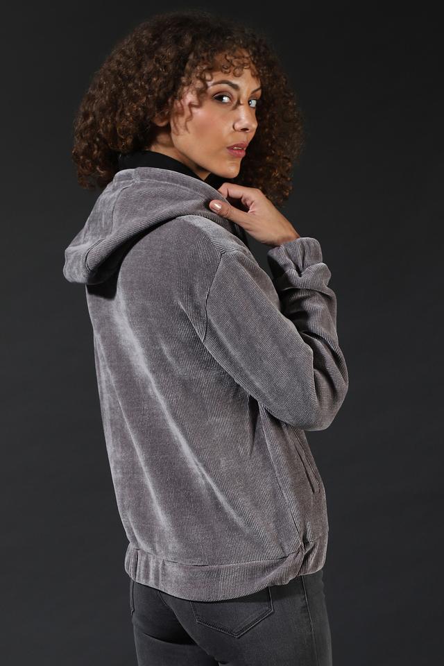 CAMPUS SUTRA -  Grey Sweatshirts - Main