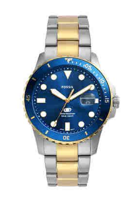 Buy FOSSIL Fossil Blue Dive 42 mm Blue Dial Stainless Steel