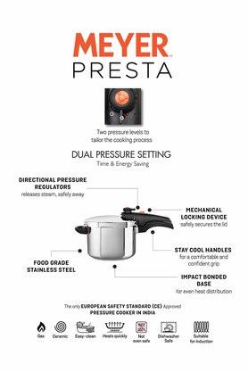 Meyer presta best sale pressure cooker price