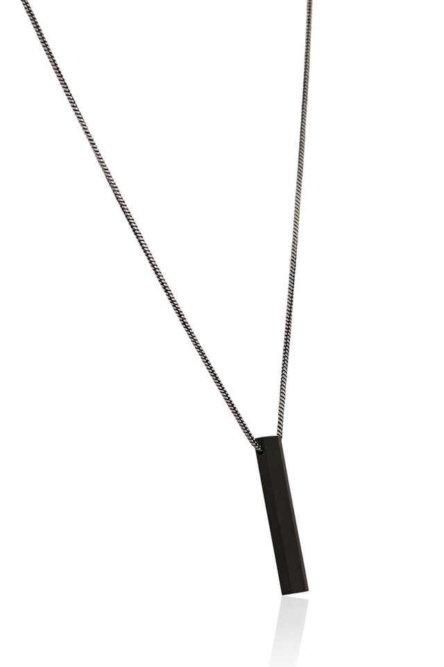 2-pack necklaces - Silver-coloured/Black - Men | H&M IN