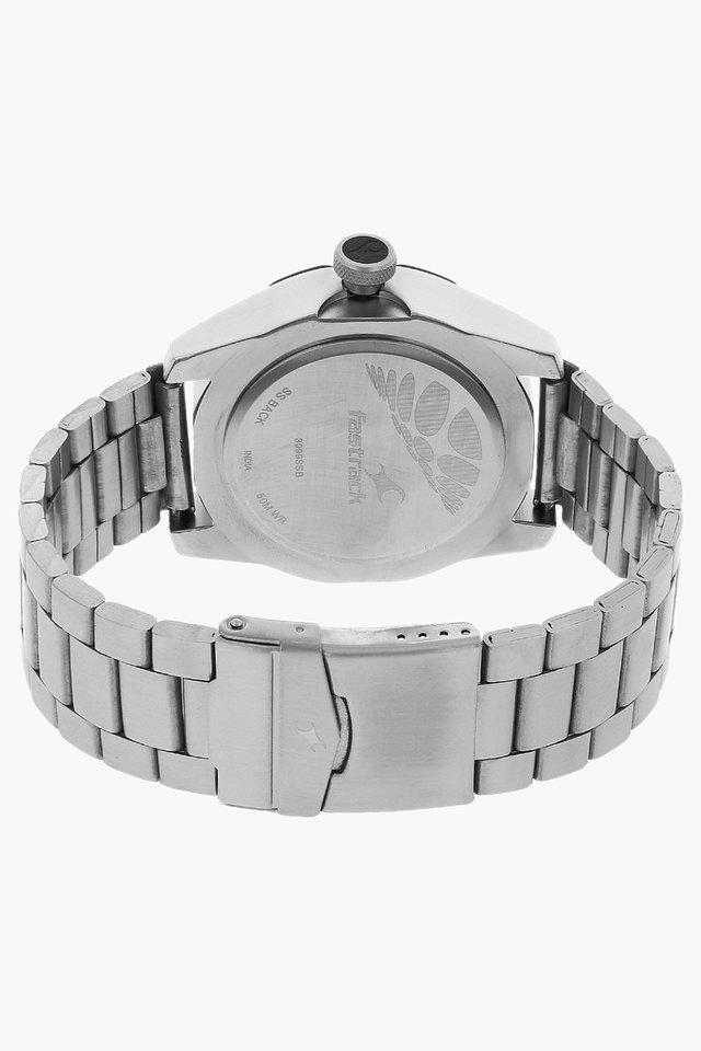 Buy FASTRACK Mens Silver Dial Stainless Steel Strap Watch Shoppers Stop