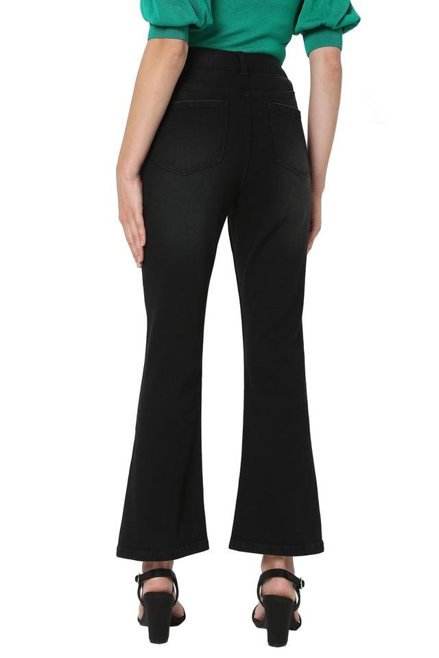 Buy VERO MODA Black Womens Solid Jeggings