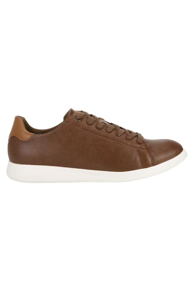 Tan Leather Lace Up Shoes For Men – Alberto Torresi