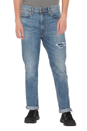 men's levi's distressed jeans