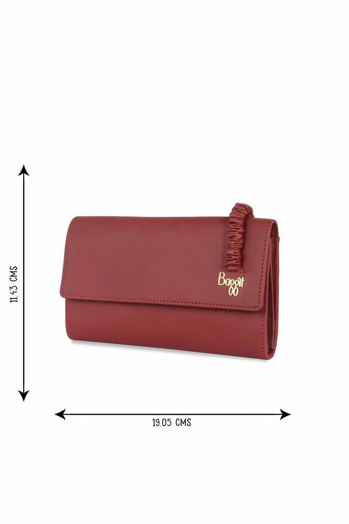 Buy BAGGIT PVC Womens Casual Wear 3 Fold Wallet Shoppers Stop