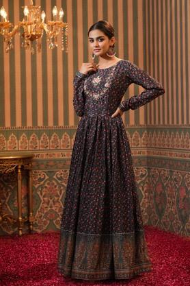 SCAKHI - Black Ethnic Dresses - Main