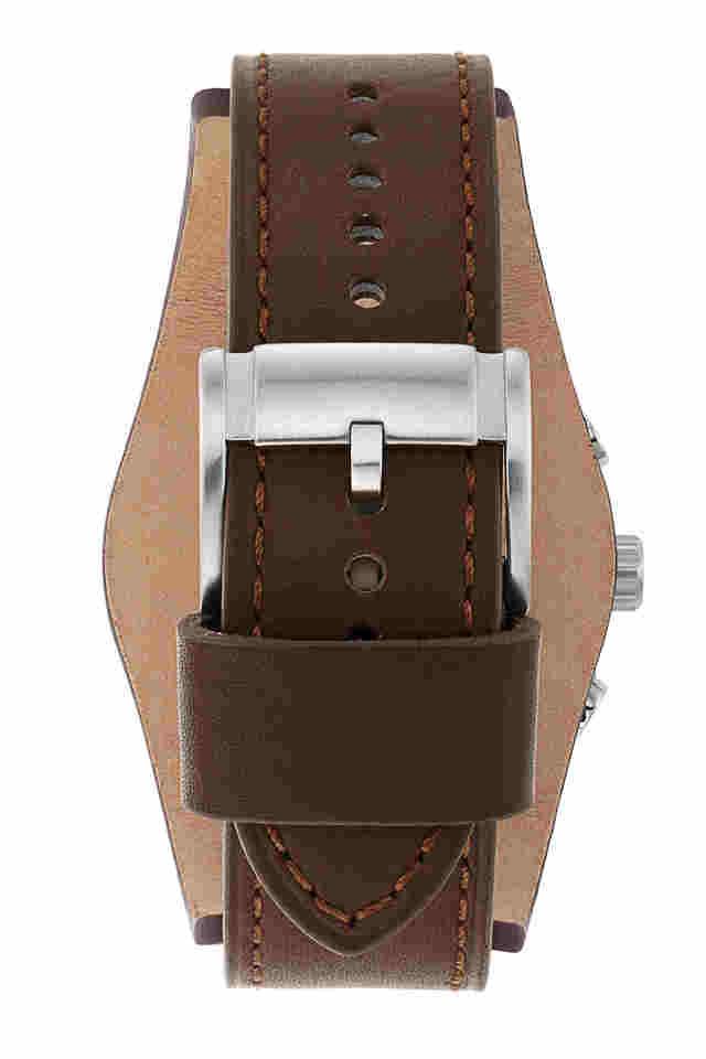 Fossil Dark Brown Smooth Leather 22mm Replacement Watch Cuffband | Total  Watch Repair - CH2565