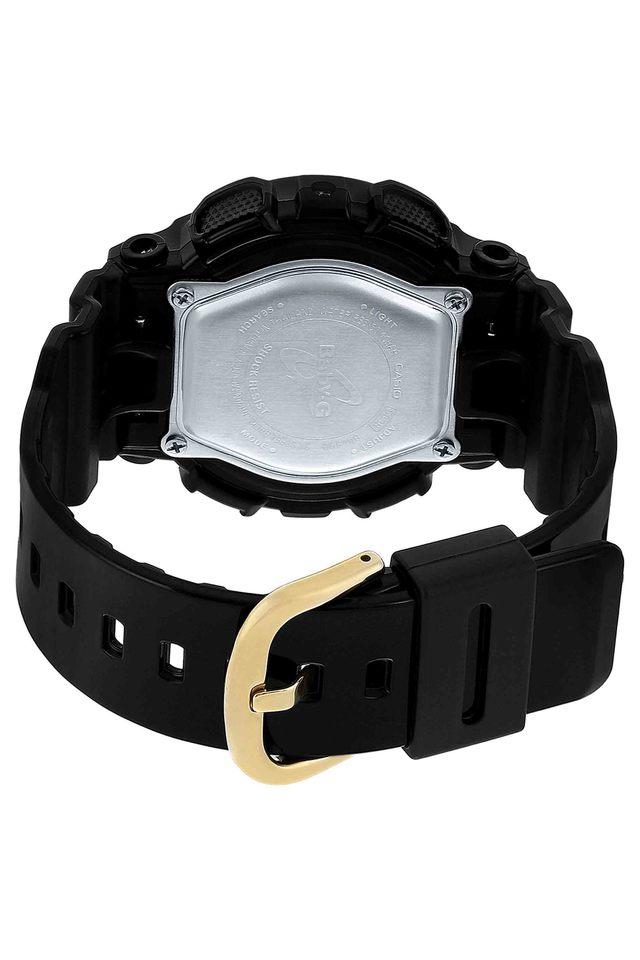 Womens 40 49 mm Baby G Black Gold Dial Resin Analogue Watch BX015