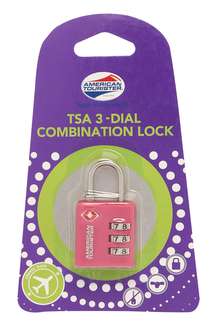 American tourister 3 cheap dial combination tsa lock