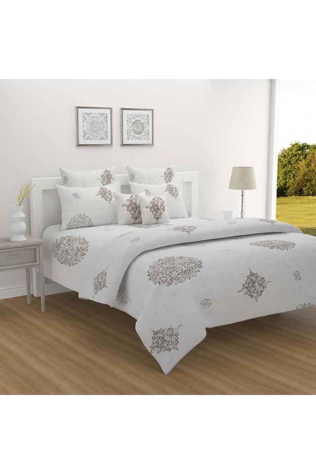 Buy SWAYAM Floral 210 TC Cotton 1 AC Comforter, 1 Double Bed Sheet with