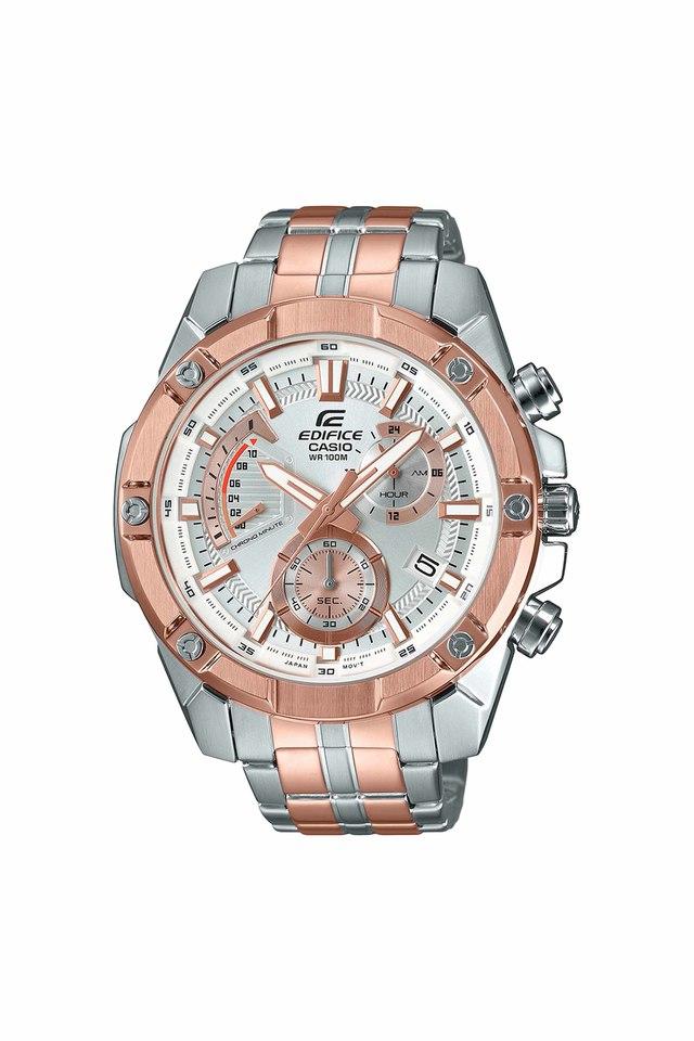 Buy CASIO Mens Edifice Silver Dial Chronograph Watch Shoppers Stop