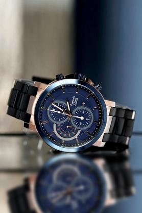 Buy ALEXANDRE CHRISTIE 45 MM Blue Stainless Steel Chronograph