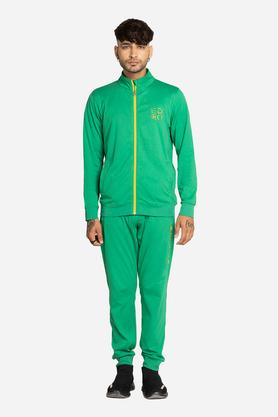 Green and white online jogging suit