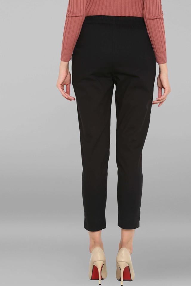 JANASYA -  Black Pants - Main