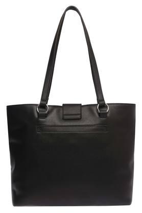 Buy GUESS Black Womens Snap Closure Tote Handbags Shoppers Stop