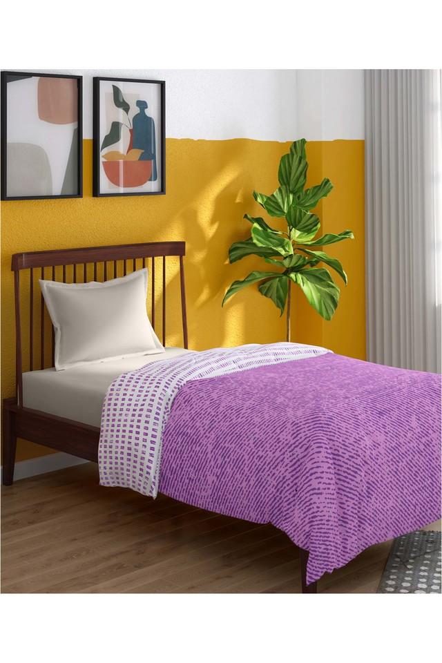 Buy PORTICO Geometric 80 GSM Cotton 1 Single Comforter Shoppers Stop