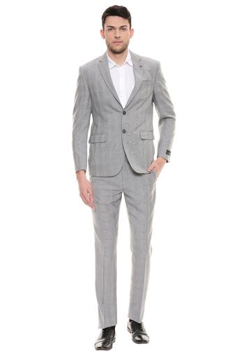 van heusen light grey suit