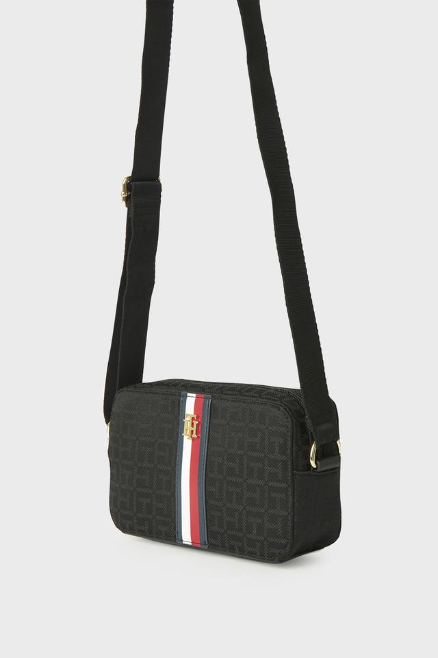 Buy TOMMY HILFIGER Black Jacquard Zipper Closure Women s Casual