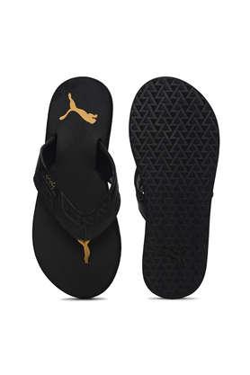 Buy PUMA Black Breeze V6 One8 Slipon Men s Flipflops Shoppers Stop