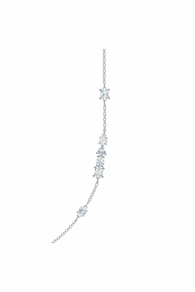 White Deluxe Swarovski Tennis Necklace - 5494605