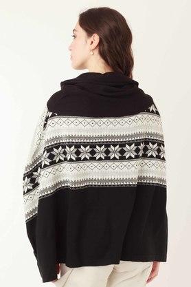 Womens hot sale poncho jumper