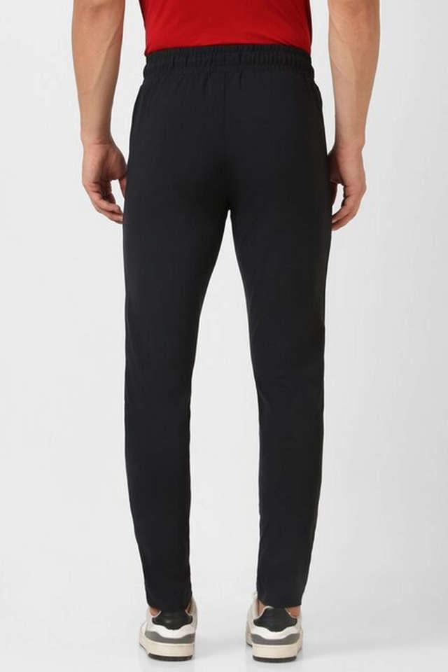 Solid Cotton Regular Fit Men's Track Pants