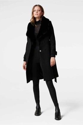 Forever new best sale black coat