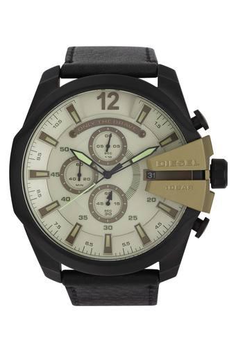 white diesel watch
