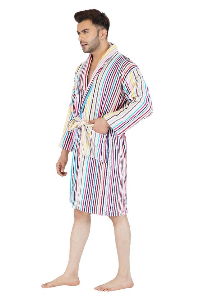 Mens dressing gown and slippers online set