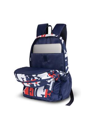 Tommy hilfiger white polyester deals college bags backpacks