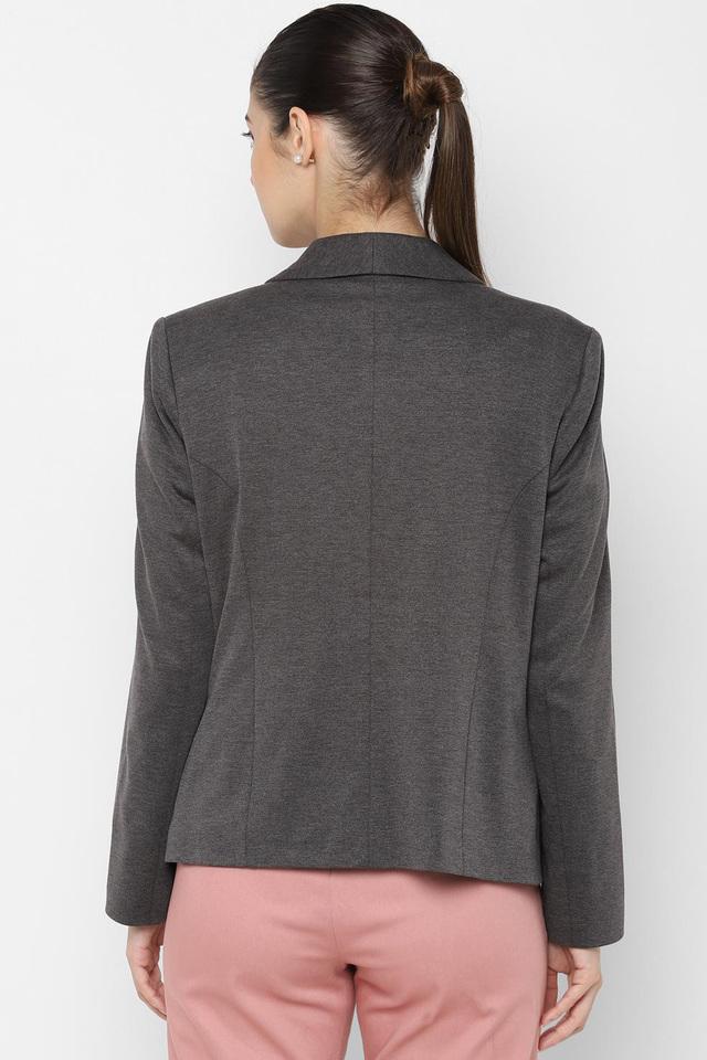 Allen solly grey blazer hotsell