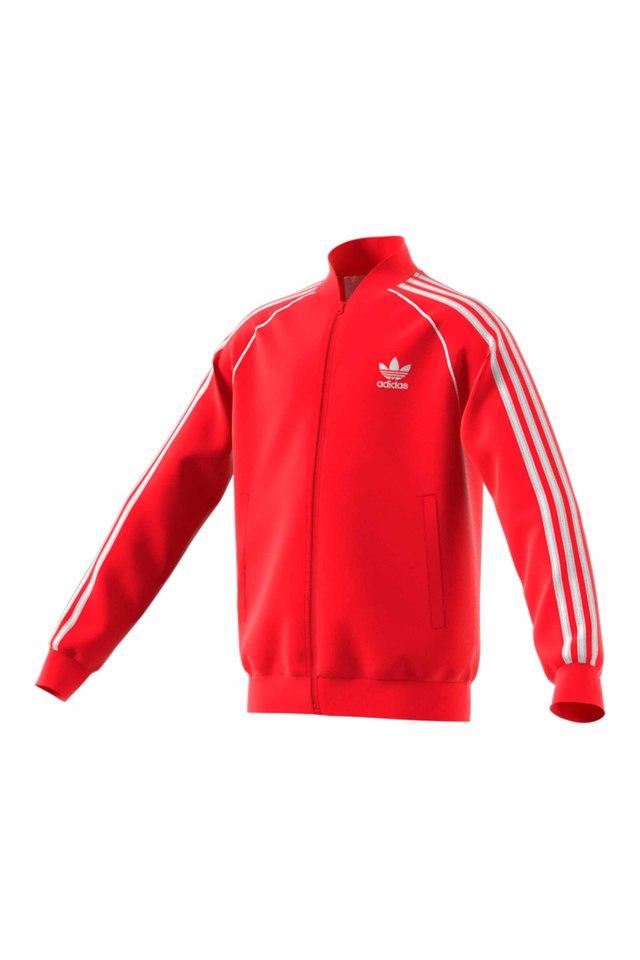 Red adidas sale youth jacket