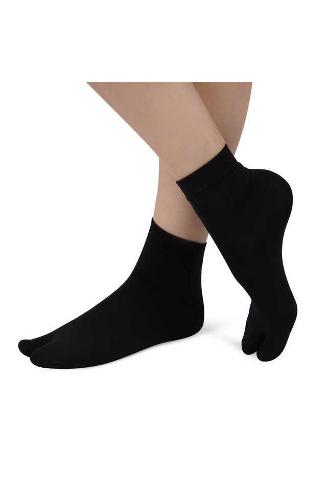 Polar Feet Nonslip Fleece Socks for Men and Women, Unisex Black S