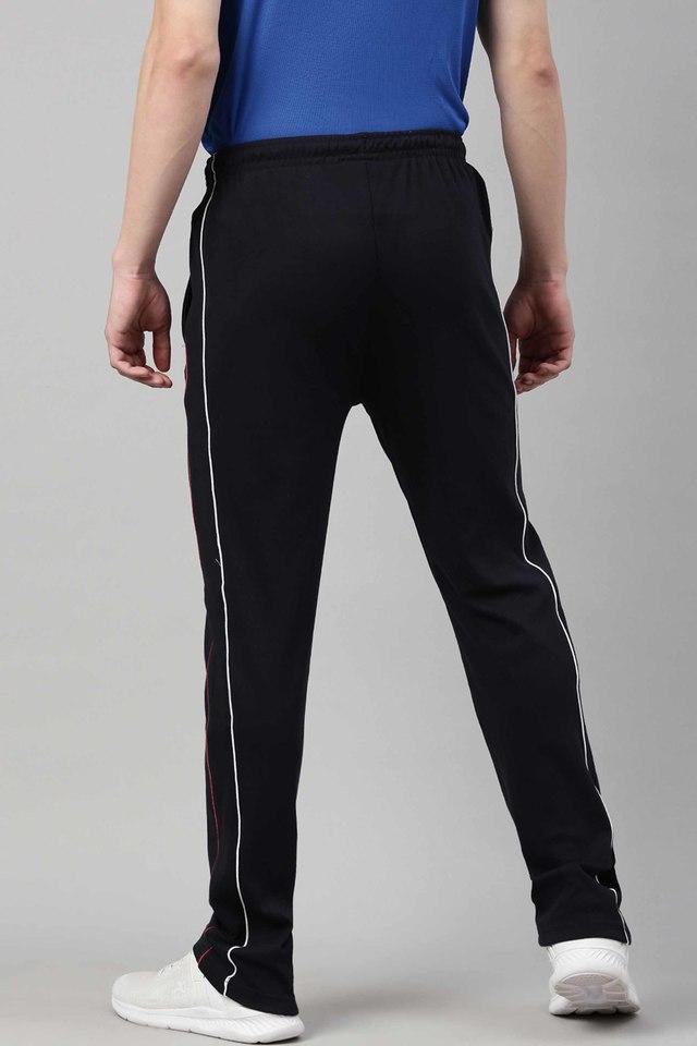 Solid Men Track Pants  Black  Kraasa