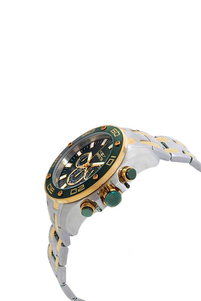 Invicta green dial discount watch