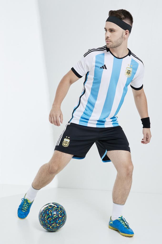 Buy Football Jersey Messi Argentina with Black Shorts- for Men and