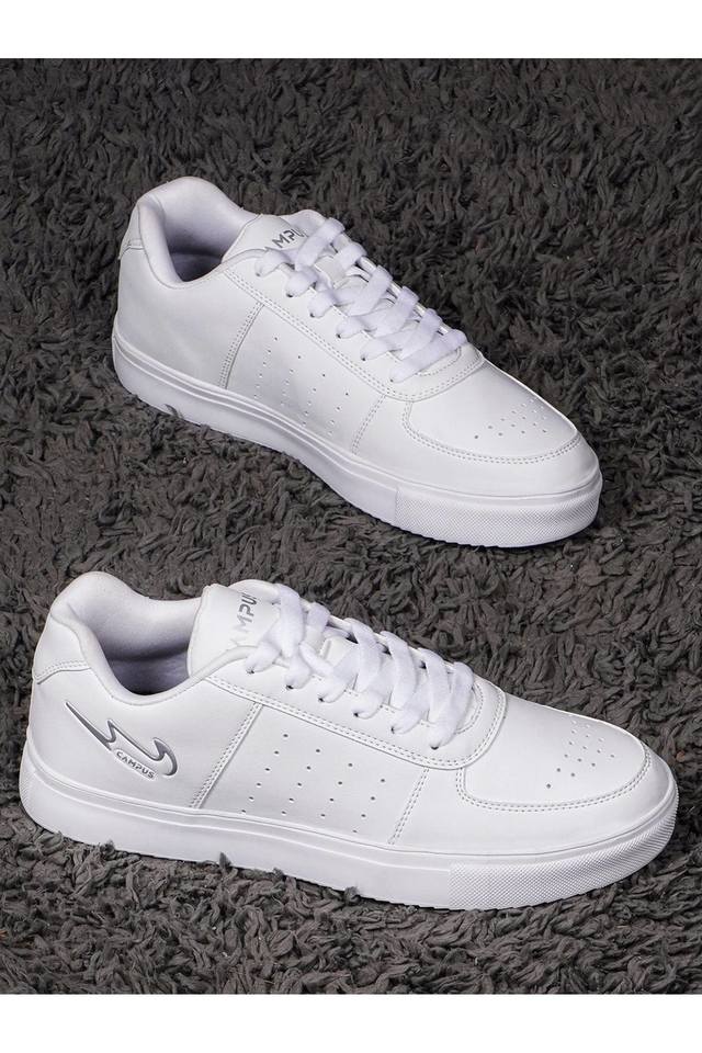 Campus white sale sports shoes