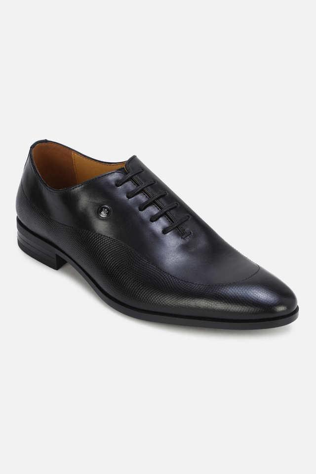 Buy LOUIS PHILIPPE Black Leather Lace Up Mens Formal Shoes Shoppers Stop
