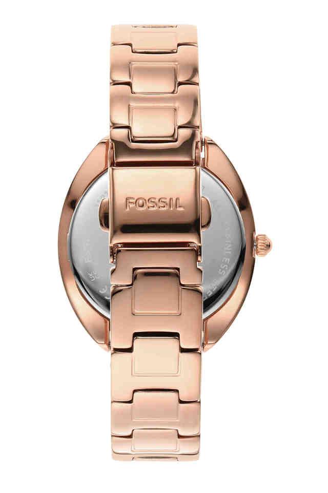 Buy FOSSIL Womens 34 mm Gabby Rose Gold Dial Stainless Steel