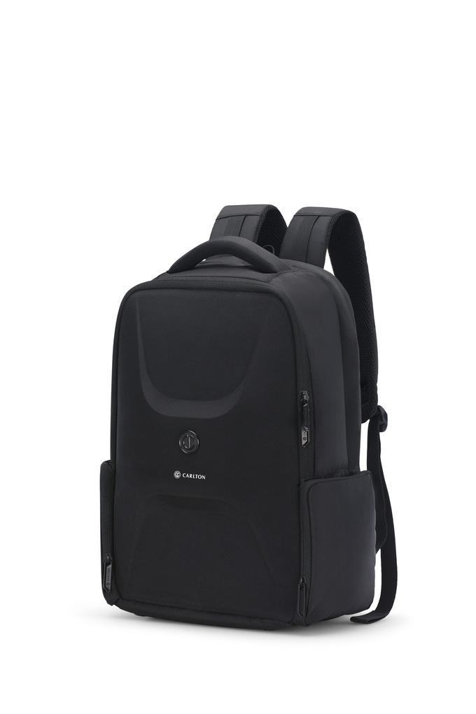 Buy CARLTON Dorset 01 Secure Laptop Backpack Jet Black Shoppers Stop