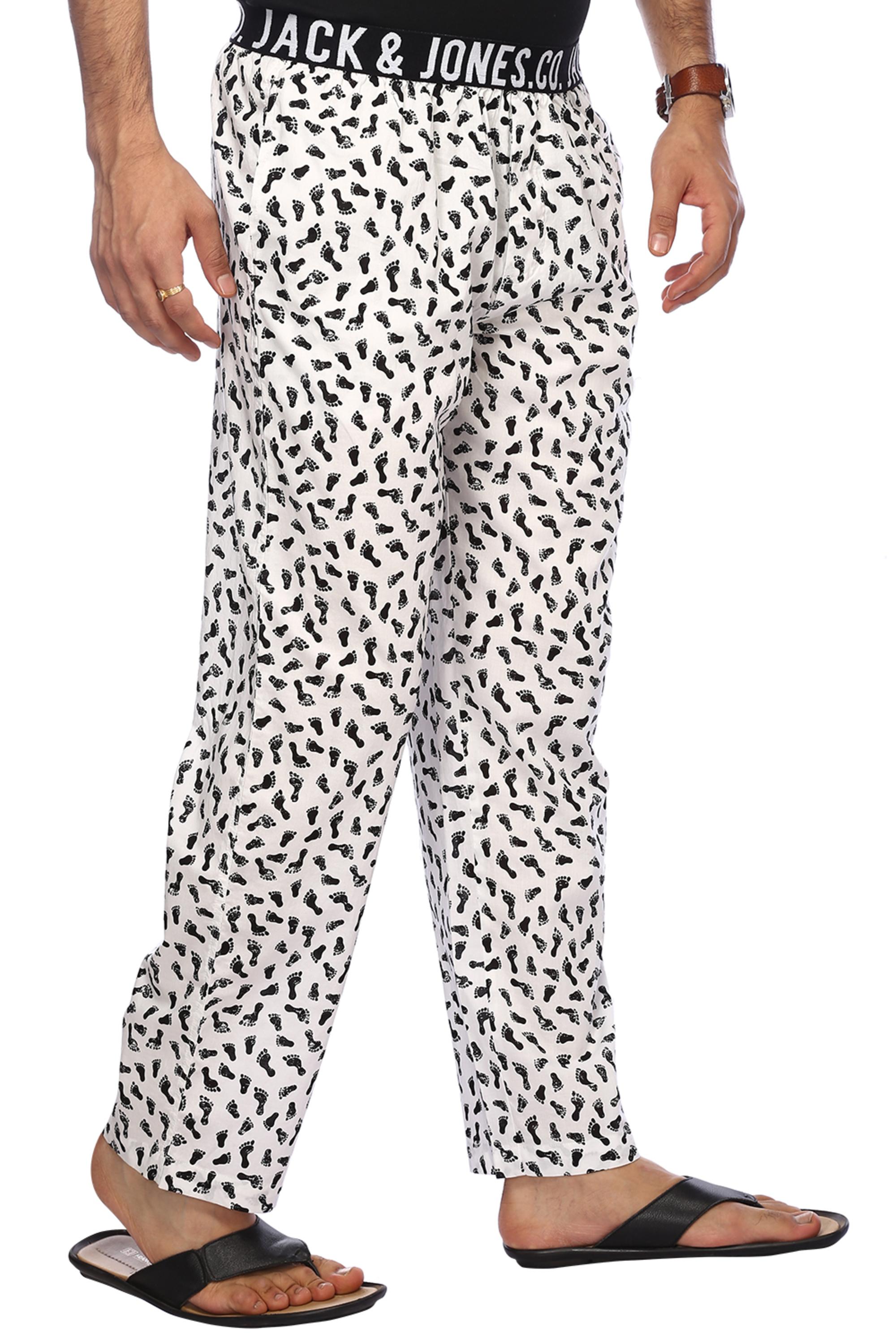 Jack and Jones-Mens Regular Fit Printed Lounge Pants