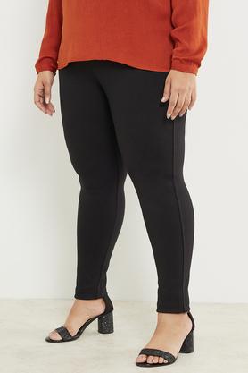 Plus Size Lilac Tummy Tucker Jeggings Online in India