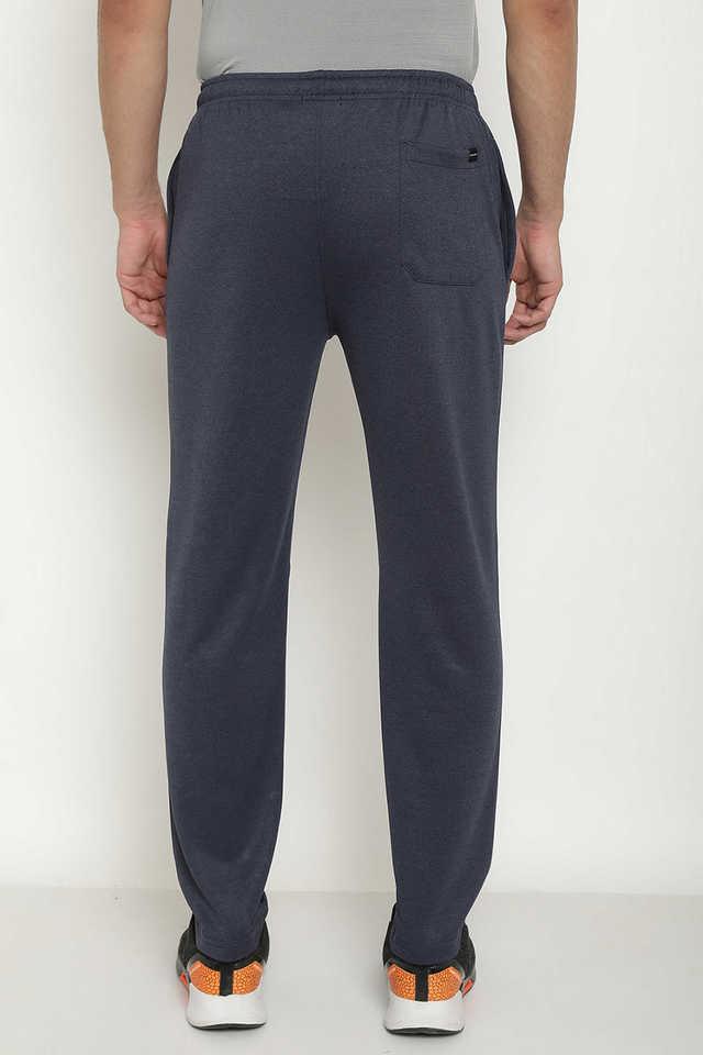 Solid Cotton Regular Fit Men's Track Pants