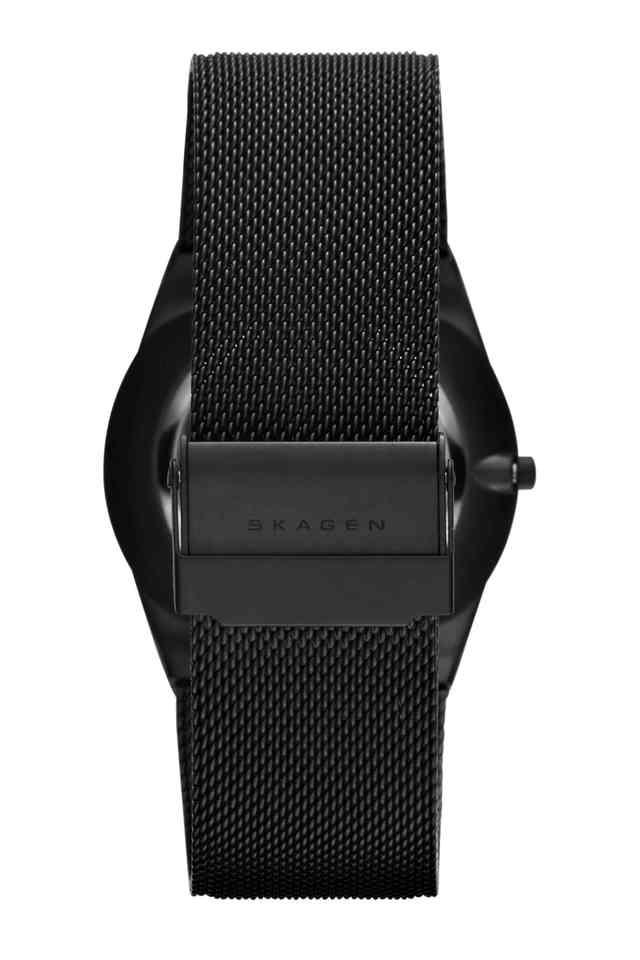 Skagen black hotsell mens watch