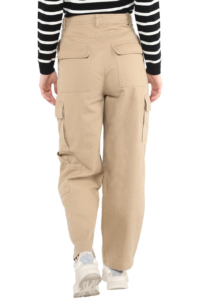 Womens Cargo Pants with 6 Handy Pockets Pants Casual Pants : :  Fashion