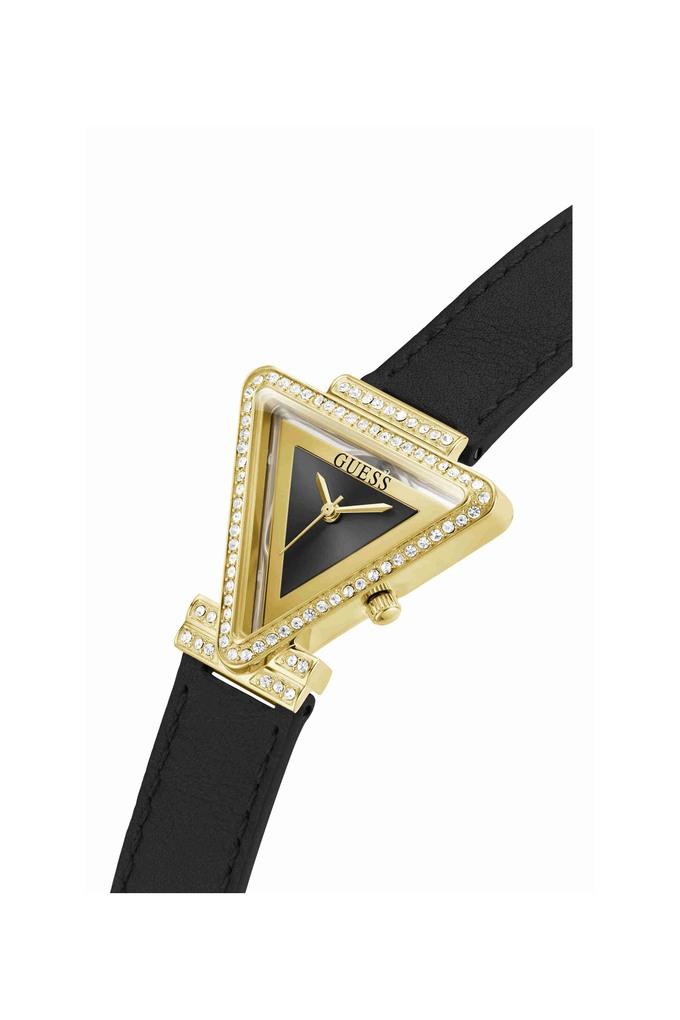 Guess genuine leather watch sales