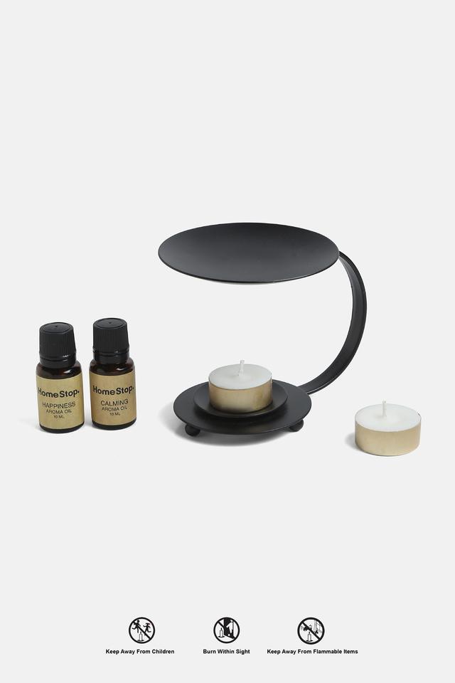 Buy HOMESTOP Metal Lamp Oil Burner Set Shoppers Stop